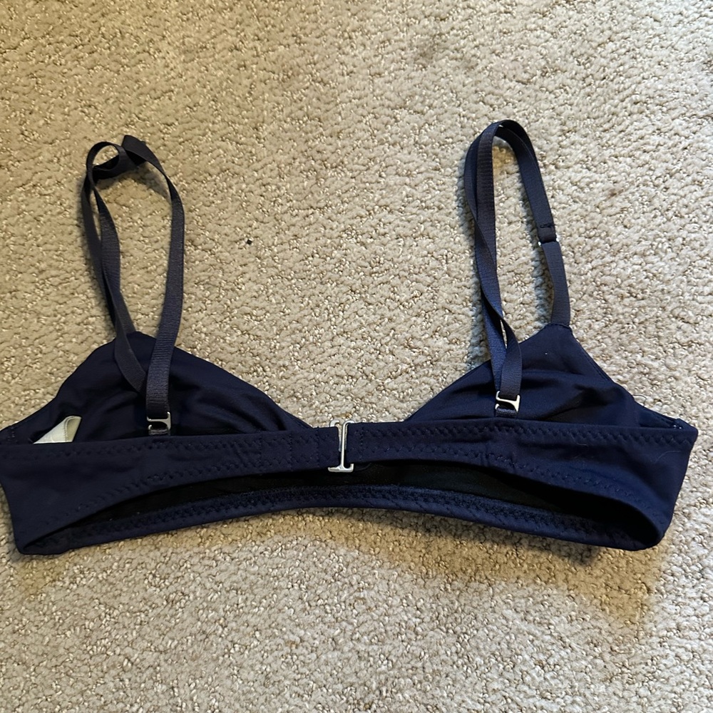 Malia Mills quilted bikini top navy - Picture 3 of 5